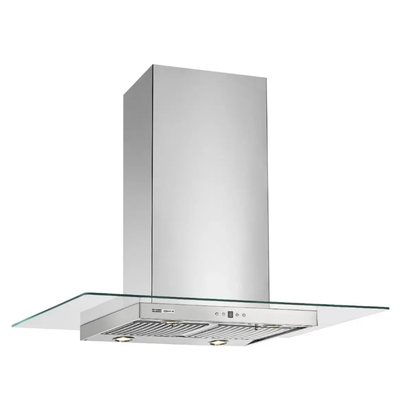 Campana Extractora Spar Vetro PULSANTE 90 cm Acero Vidrio 820 m³/h