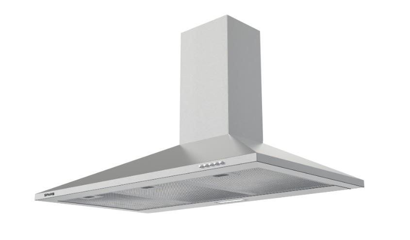 Campana Extractora y Purificadora Spar Giza 90 cm Acero Inoxidable