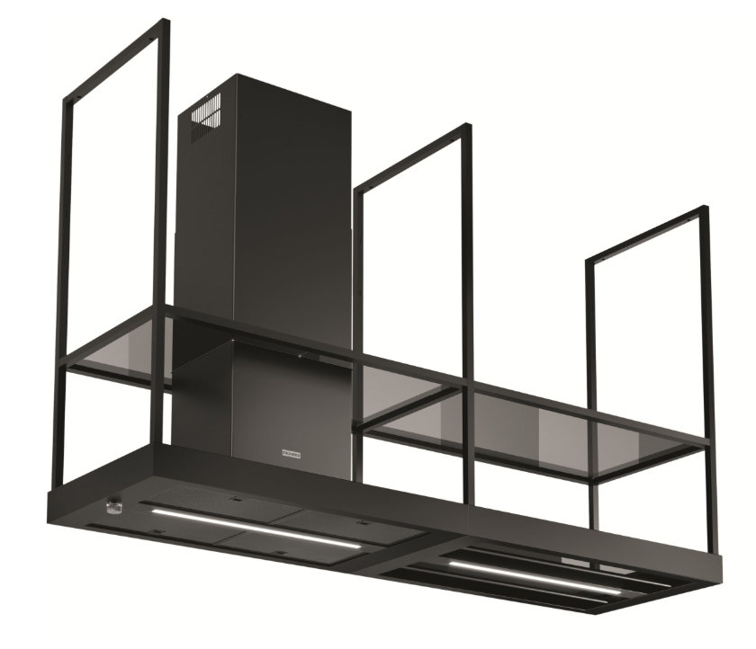 Campana Extractora Franke Mythos FMY AH 180 Isla Negra Mate 180 cm