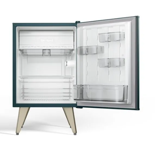 Heladera Compacta Whirlpool Retro Cacti Green 76 Lts. WRA08HN
