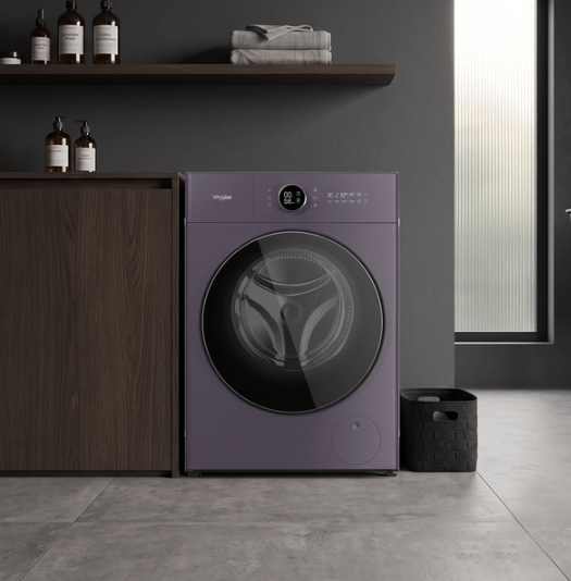 Lavasecarropas Whirlpool Carga Frontal 11/8 Kg Inverter Dark Purple WNC11AS