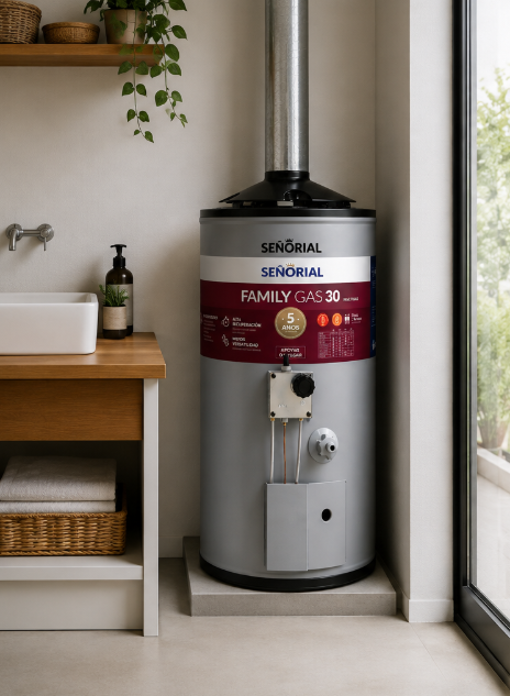 Termotanque Señorial Family TTS-30 30L Multigas Gris