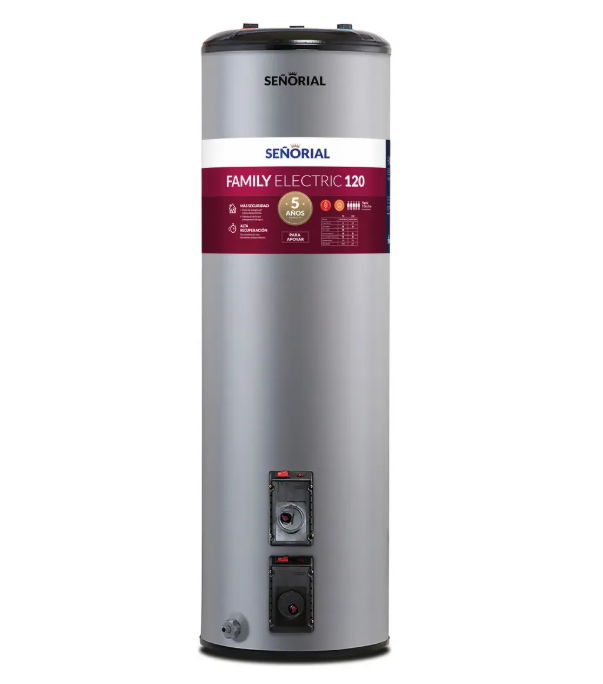 Termotanque Eléctrico Señorial Tts-120 Ear 120l Gris Plata