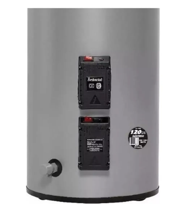 Termotanque Eléctrico Señorial Tts-120 Ear 120l Gris Plata
