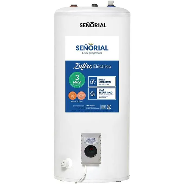 Termotanque Eléctrico Señorial Zafiro TESZP-95 – 80 Litros – Carga Superior