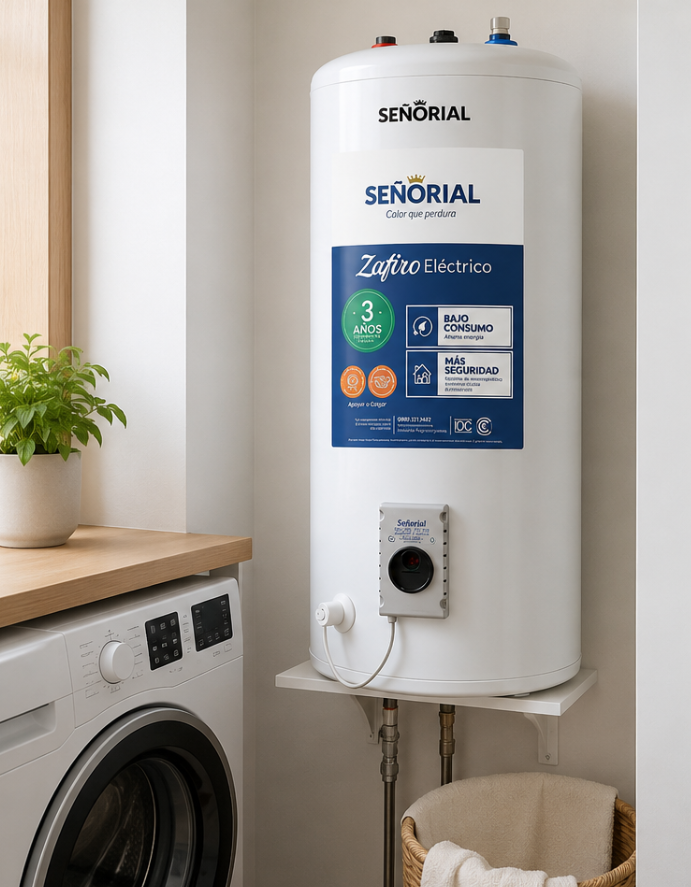 Termotanque Eléctrico Señorial Zafiro TESZP-95 – 80 Litros – Carga Superior