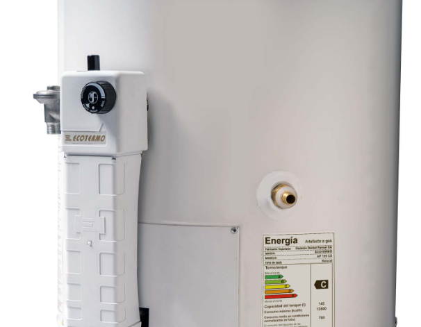 Termotanque a Gas Ecotermo AP 150 150 Litros Alta Potencia TECO4NS150