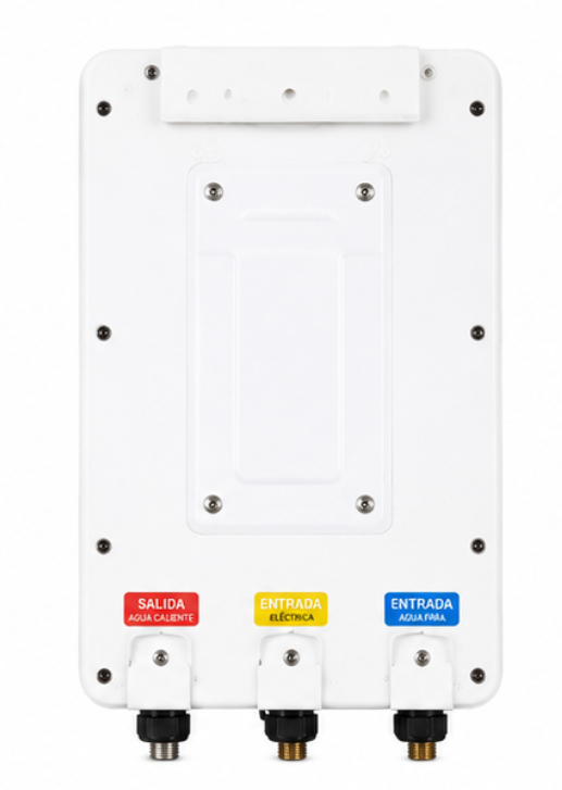 Calefón Eléctrico Instantáneo Glemos GL10 Blanco 8.5 kW GLEM003
