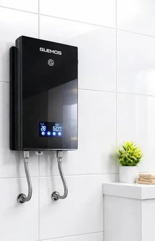 Calefón Eléctrico Instantáneo GLEMOS GL10 Negro GLEM002