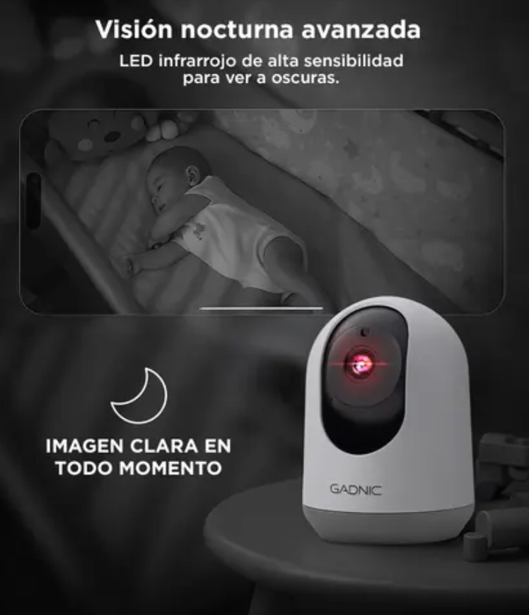 Cámara de Seguridad GADNIC P2P00090 IP Full HD 3 MP