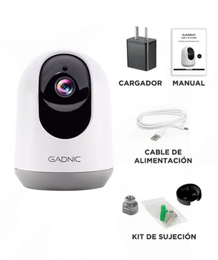 Cámara de Seguridad GADNIC P2P00090 IP Full HD 3 MP