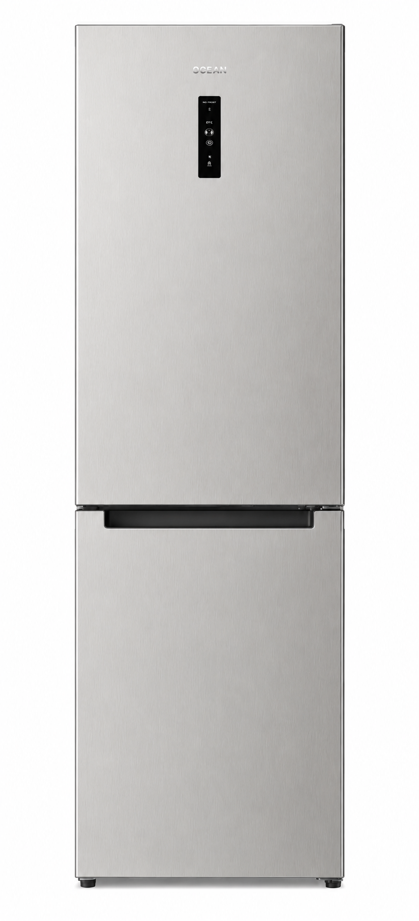 Heladera Ocean Italy OSCB310NFDS3 combi No Frost 290L Platinum
