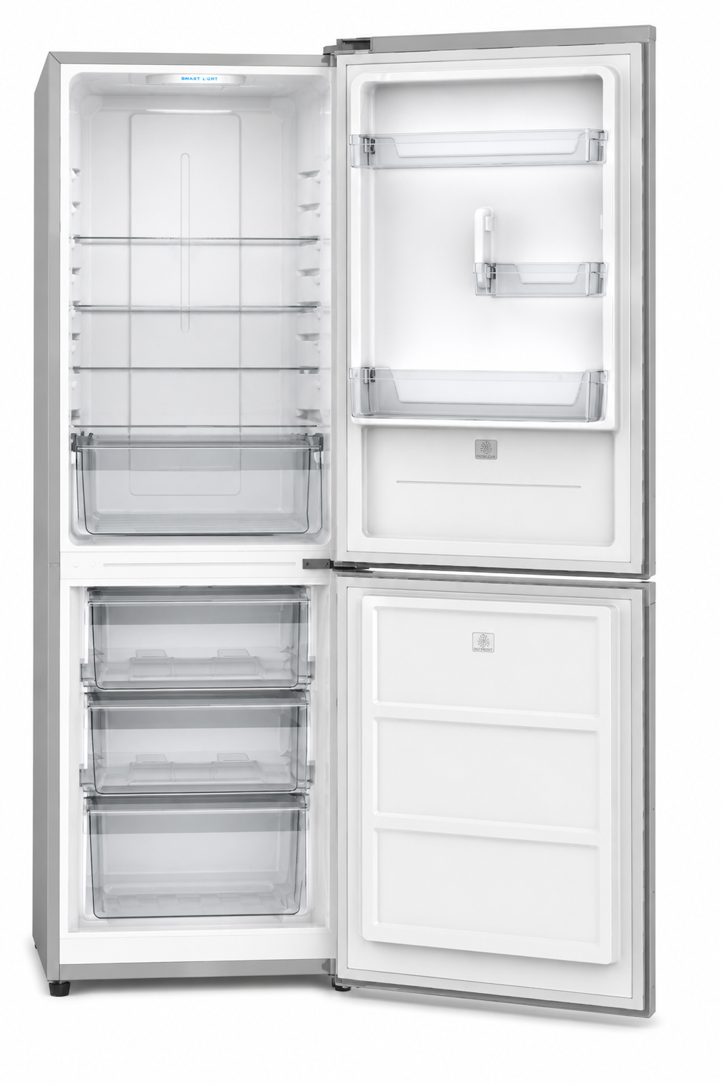 Heladera Ocean Italy OSCB310NFDS3 combi No Frost 290L Platinum