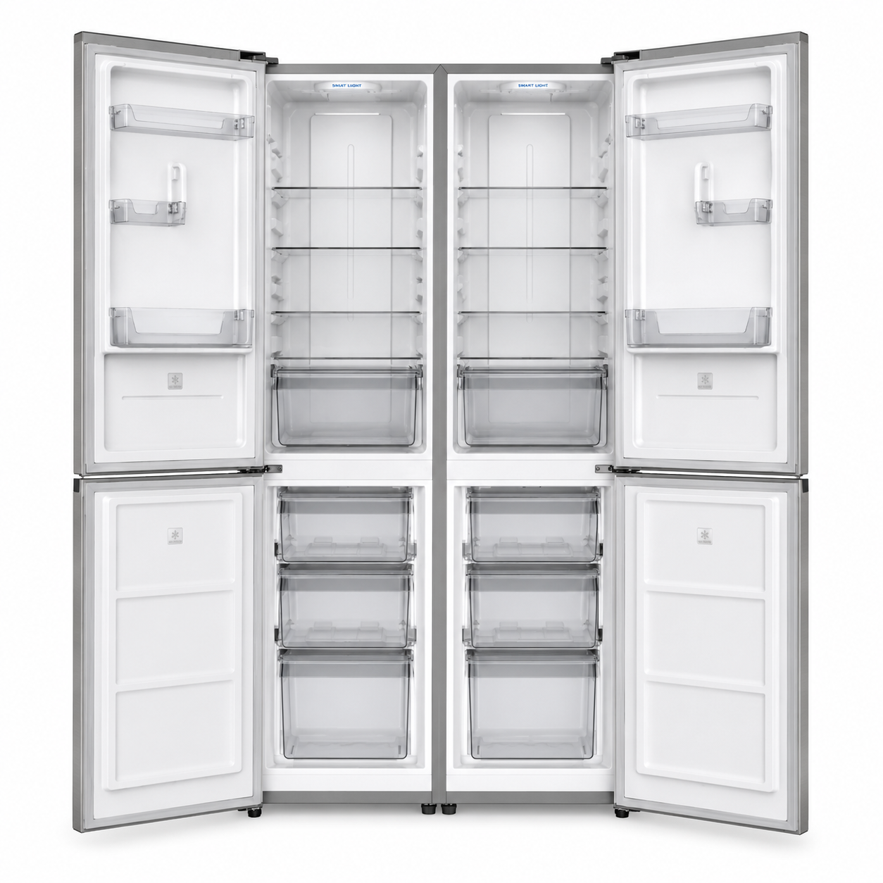 Combo Heladera Side By Side Ocean Italy Combi 580l Platinium OSCB310NFDS3