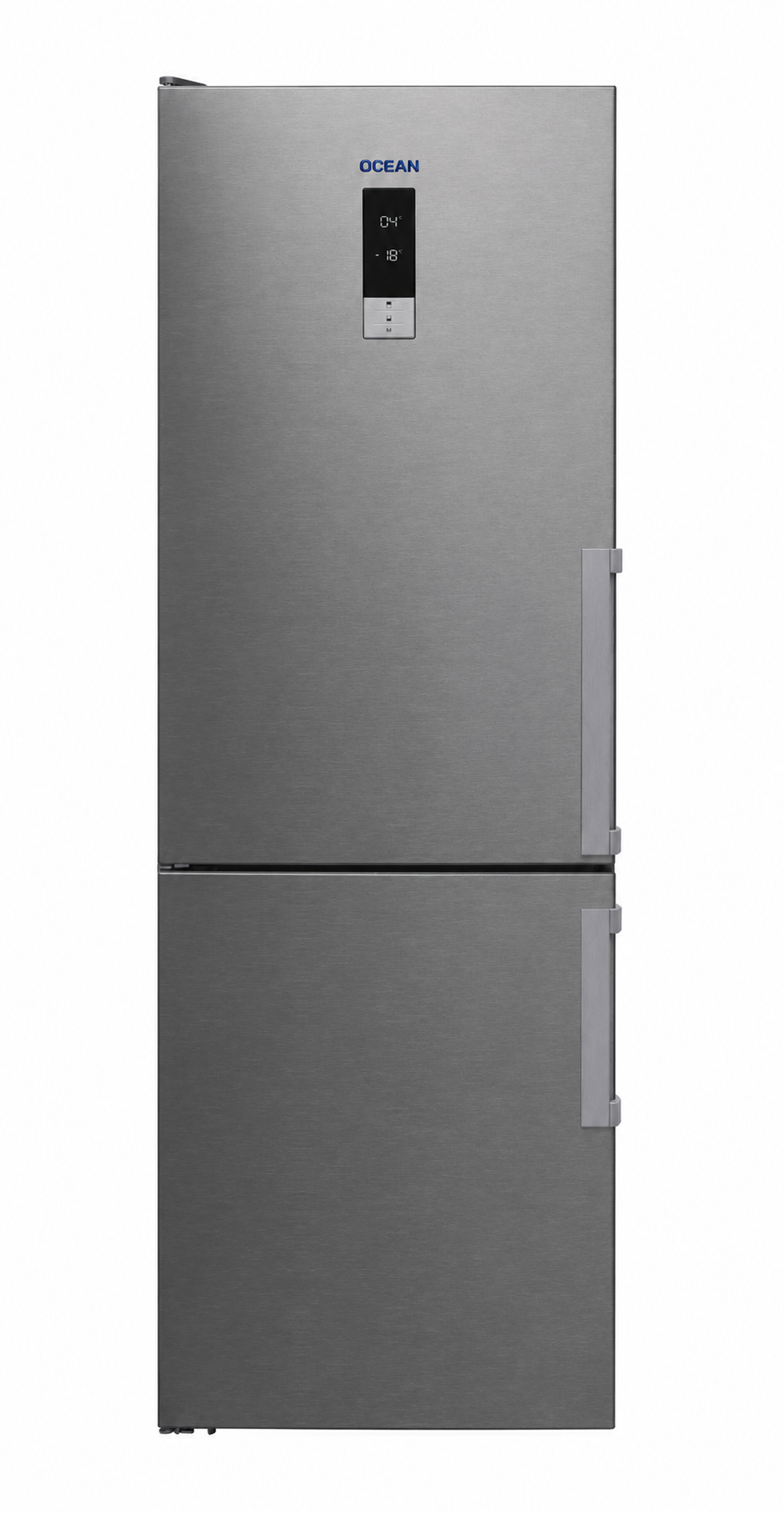 Heladera Ocean Italy No Frost 324L Display Digital Freezer Inferior CNFR410TDXA+