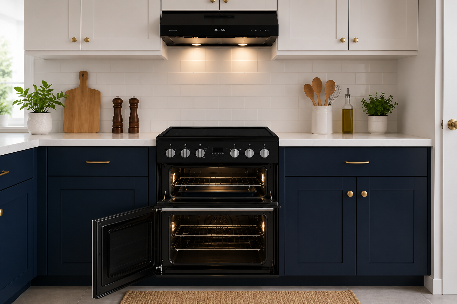 Cocina Eléctrica Ocean Italy Doble Horno 60 cm VC2OM6004D5N