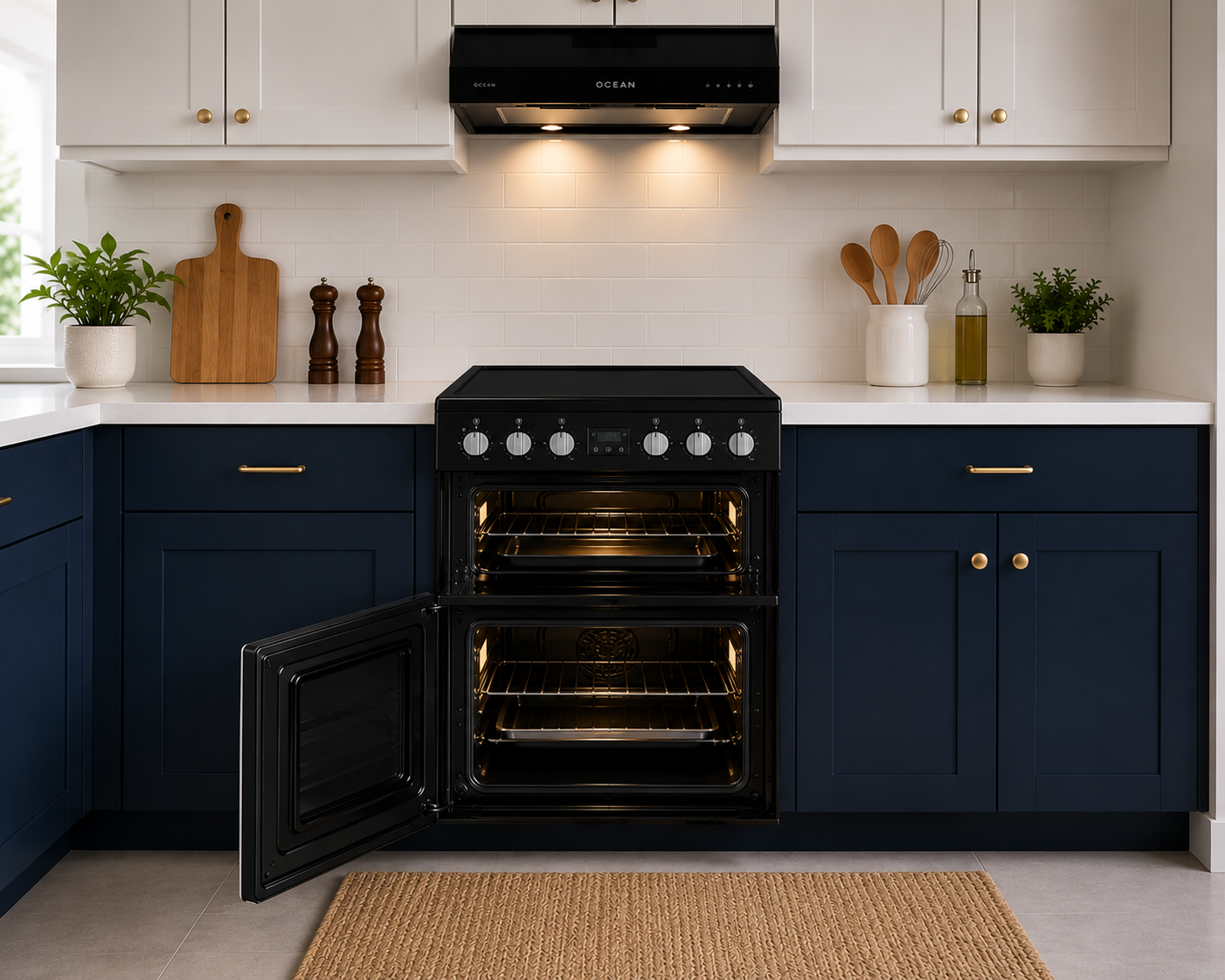 Cocina Eléctrica Ocean Italy Doble Horno 60 cm VC2OM6004D5N