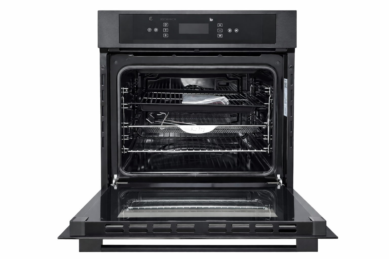 Horno Empotrable Artei "VECCHIO" 60cm Eléctrico Multifunción terminación BLACK STEEL