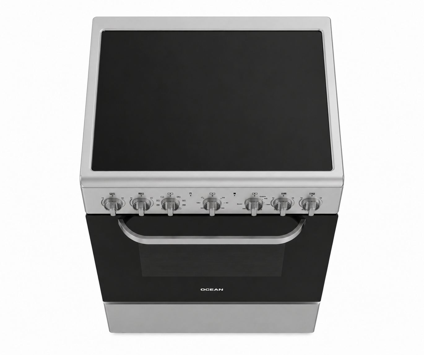 Cocina Eléctrica OCEAN 60x65cm Vitrocerámica VCOM 6604-4I