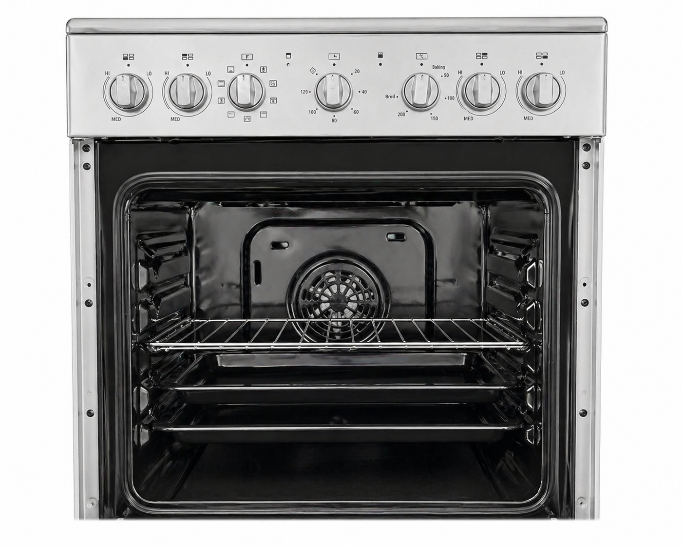 Cocina Eléctrica OCEAN 60x65cm Vitrocerámica VCOM 6604-4I