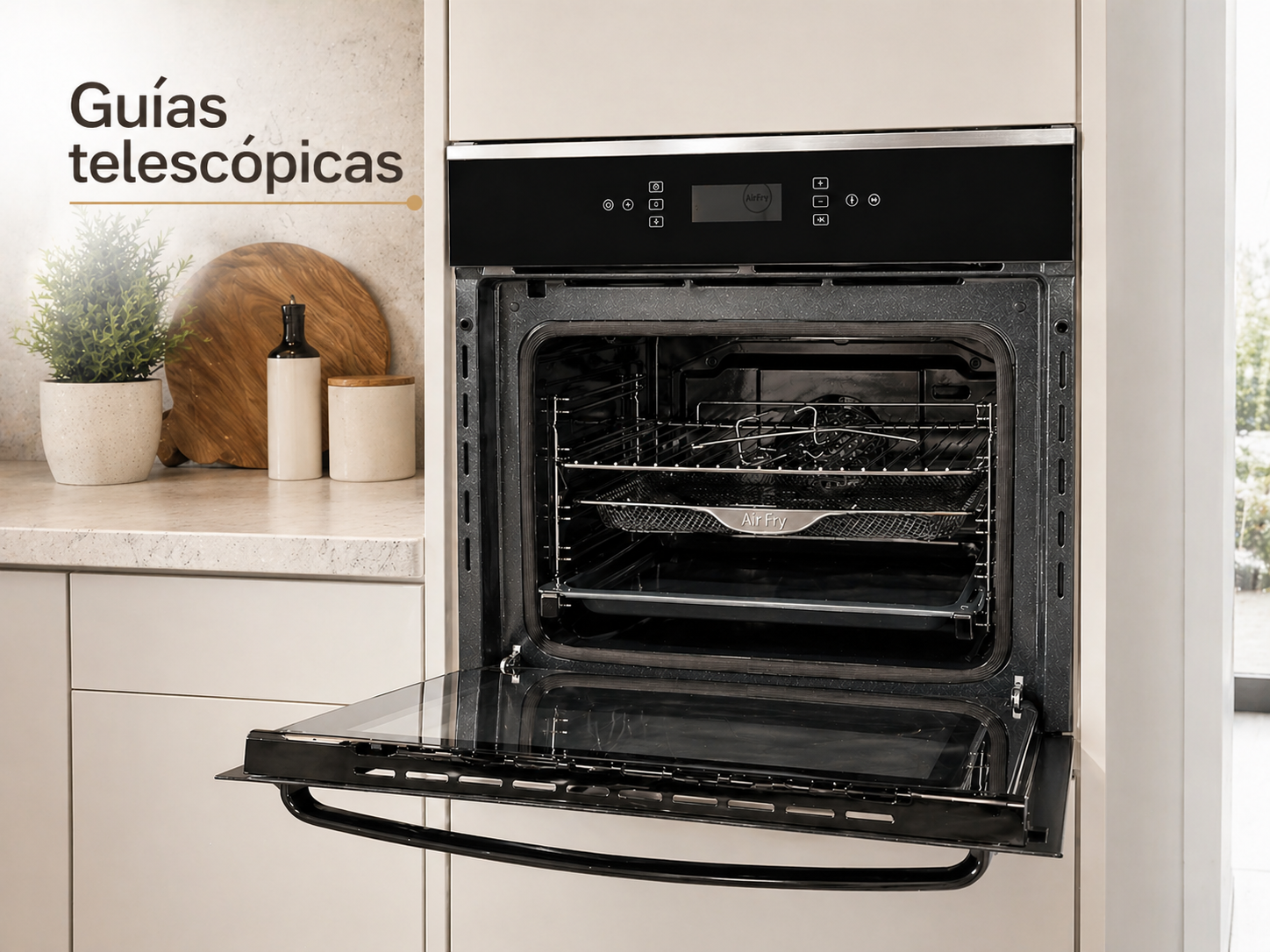 Horno Pirolítico Artei NIRO 67L - 12 Funciones - Control Táctil