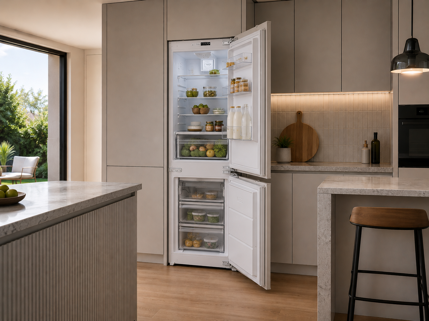 Heladera Panelable Ocean Bcb2731tnfea+ No Frost Combi 243lts