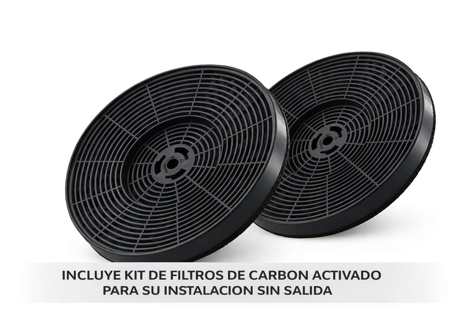 Campana Purificador Artei Caixa Plus Extensible 60 No Flexa Gris SIN SALIDA AL EXTERIOR