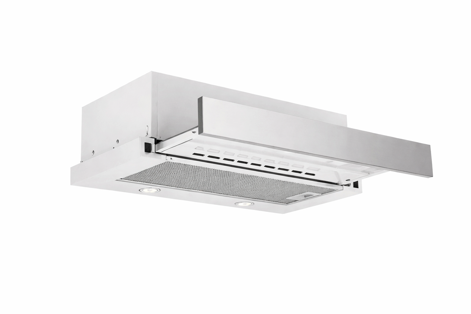 Campana Purificador Artei Caixa Plus Extensible 60 No Flexa Gris SIN SALIDA AL EXTERIOR