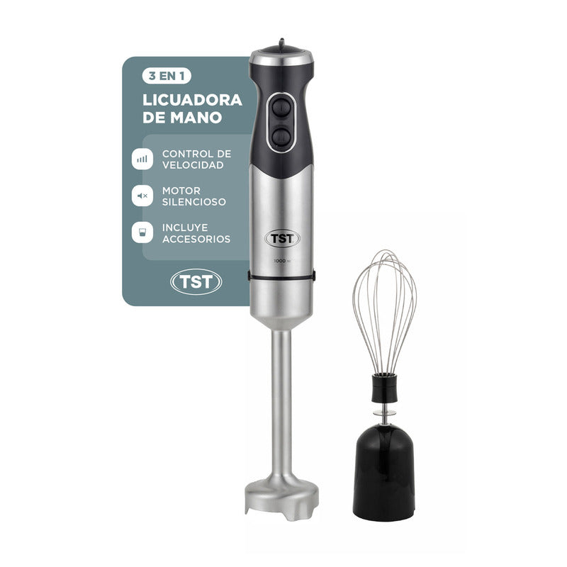 Licuadora De Mano 3 En 1 - Tst - Incluye Accesorios Para Pic