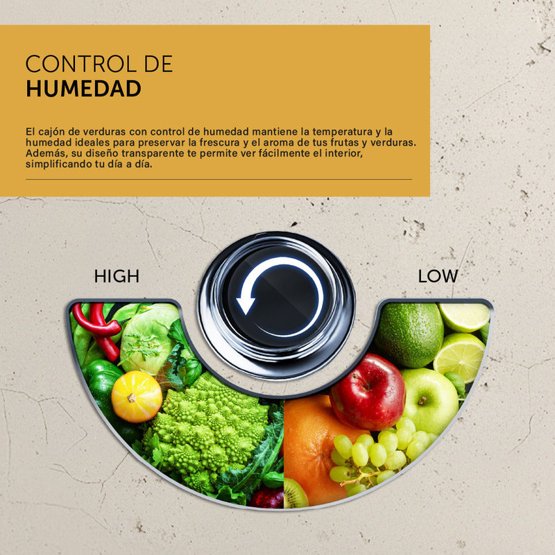 Heladera Combi Panelable Vondom Wifi Inverter No Frost - 250 L