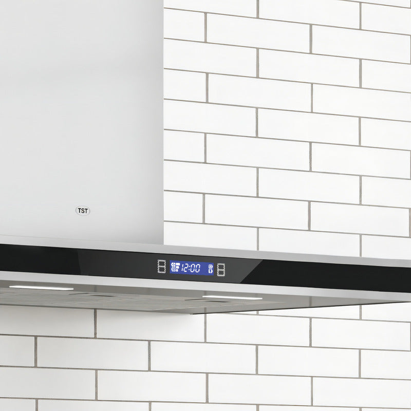 Extractor Purificador De Cocina Tst Colhue Acero Inox De Pared 750mm X 60mm X 510mm Plateado