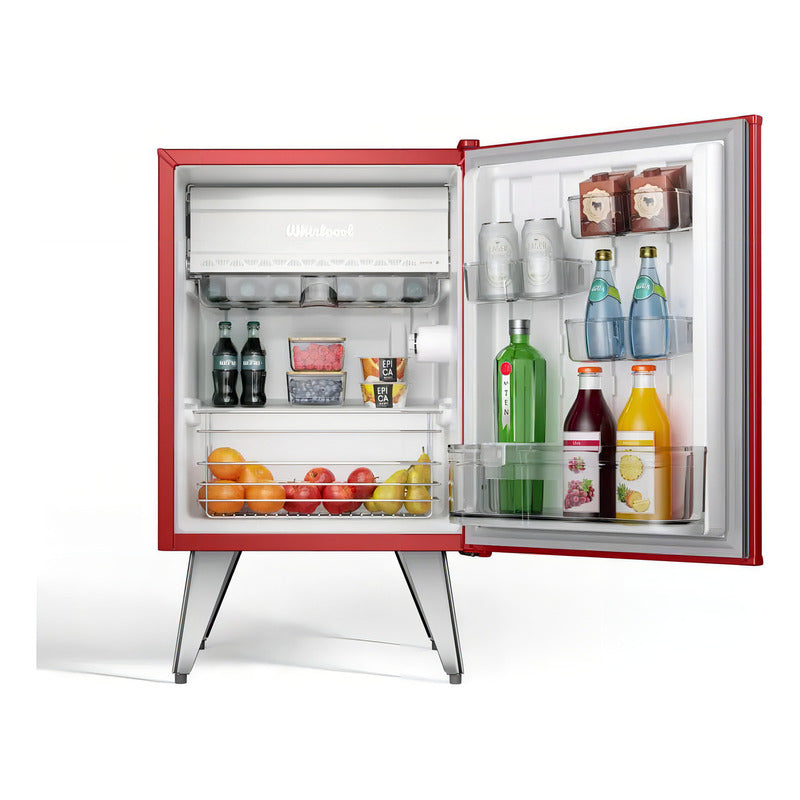 Heladera Whirlpool Retro Roja 76 Lts - Wra09hv