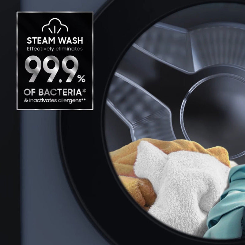 Lavasecarropas Samsung 9,5kg Con Ecobubble Wd4000t Gris