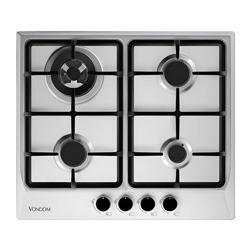 Combo Vondom Horno Electrico Air Fry Y Anafe A Gas 60cm Gris