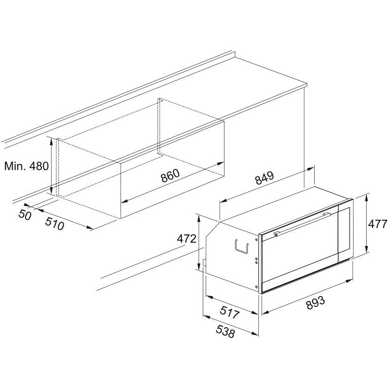 Horno Eléctrico Franke 90cm Fmxo 86 S Xs 84lts Acero 6613109 Color Gris