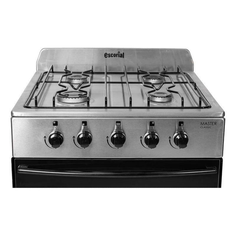 Cocina Escorial Master Classic Acero Inox 56cm Gas Envasado