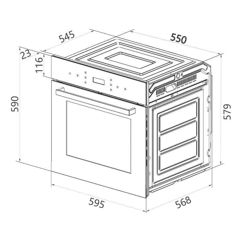 Combo Artei  Pilerio Horno Electrico + Anafe Inducción 90cm