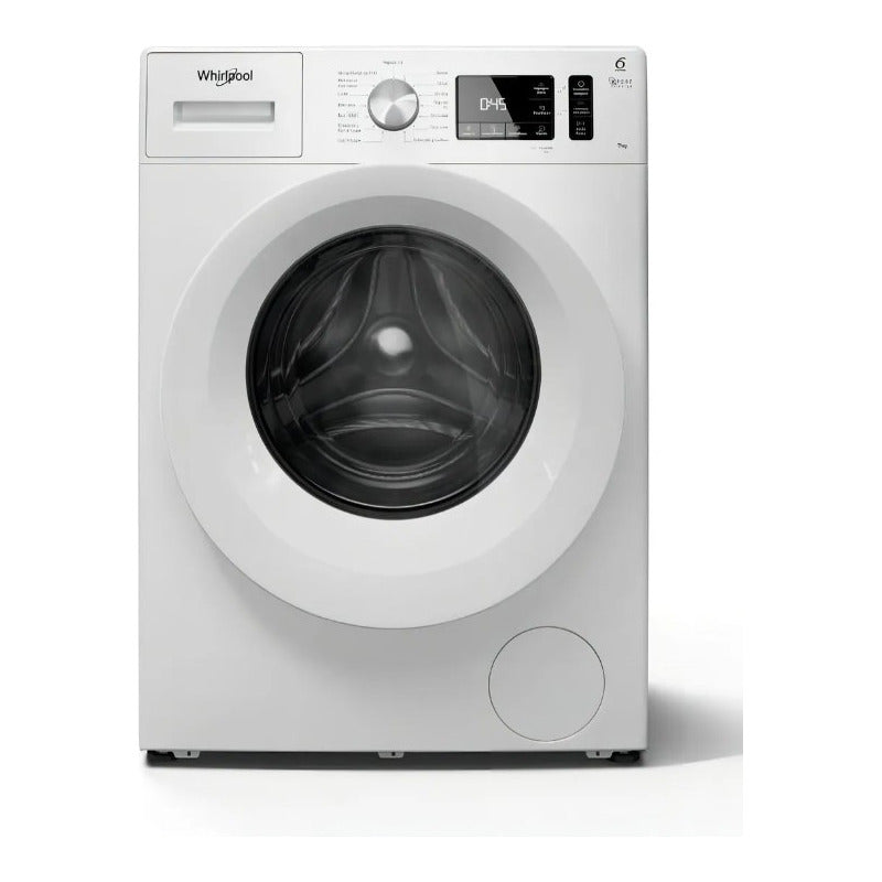 Lavarropas Whirlpool C/frontal 7kg - 1200 Rpm Blanco Wnq70bb
