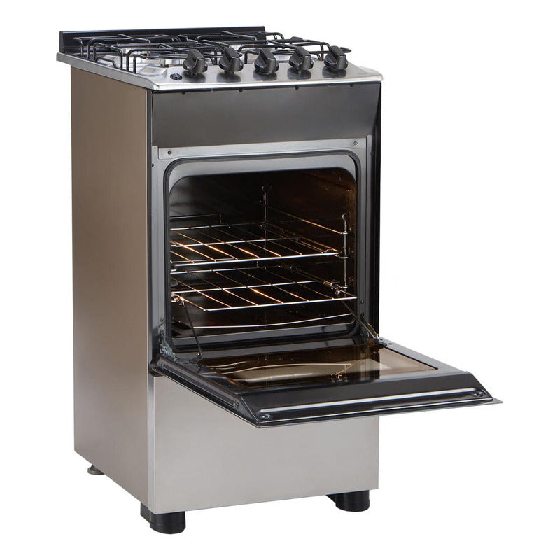 Cocina A Gas Whirlpool Inoxidable 49 Cm