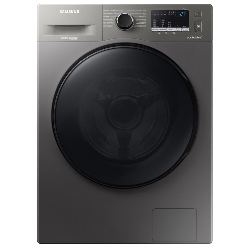 Lavasecarropas Samsung 9,5kg Con Ecobubble Wd4000t Gris