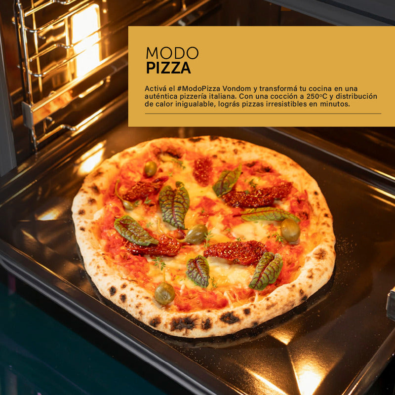 Horno Eléctrico Empotrable Pirolítico Con Air Fry 133 L 90cm Color Negro