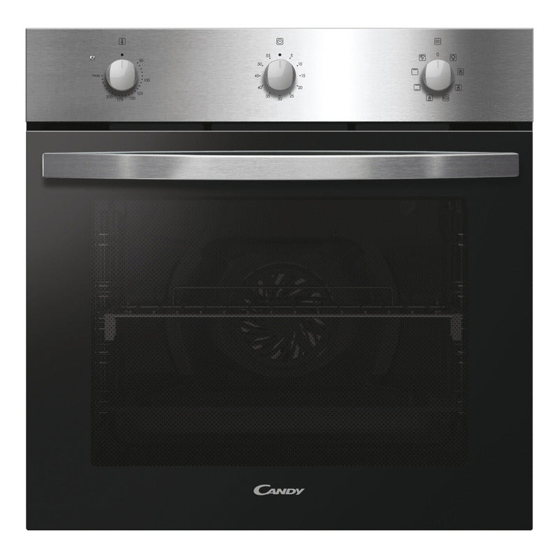 Candy Combo Horno Electr. Fidcx602 + Anafe Eléctrico Ch64ccb Color Plateado Y Negro