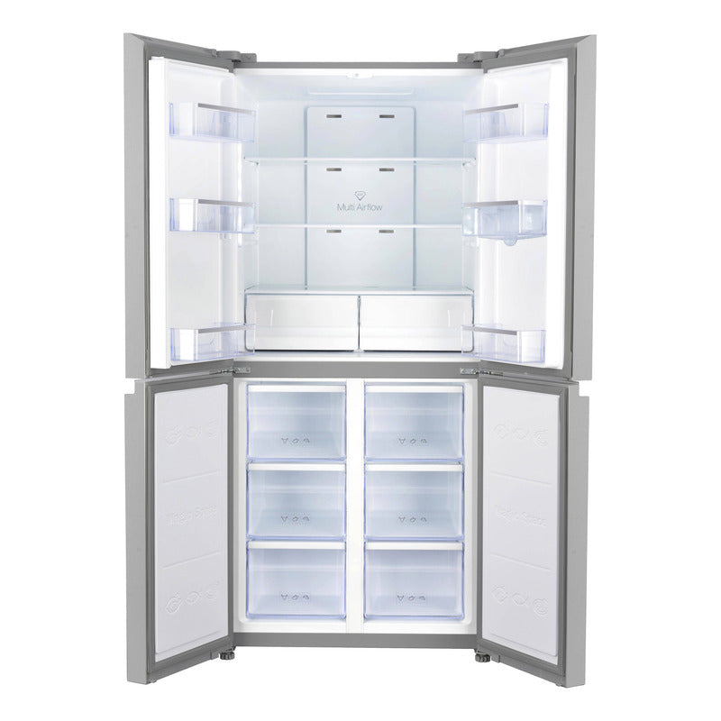 Heladera Ocean Italy Multidoor 4 Puertas Inverter 466 Litros Color Acero Inoxidable OMDIT522NFDX3