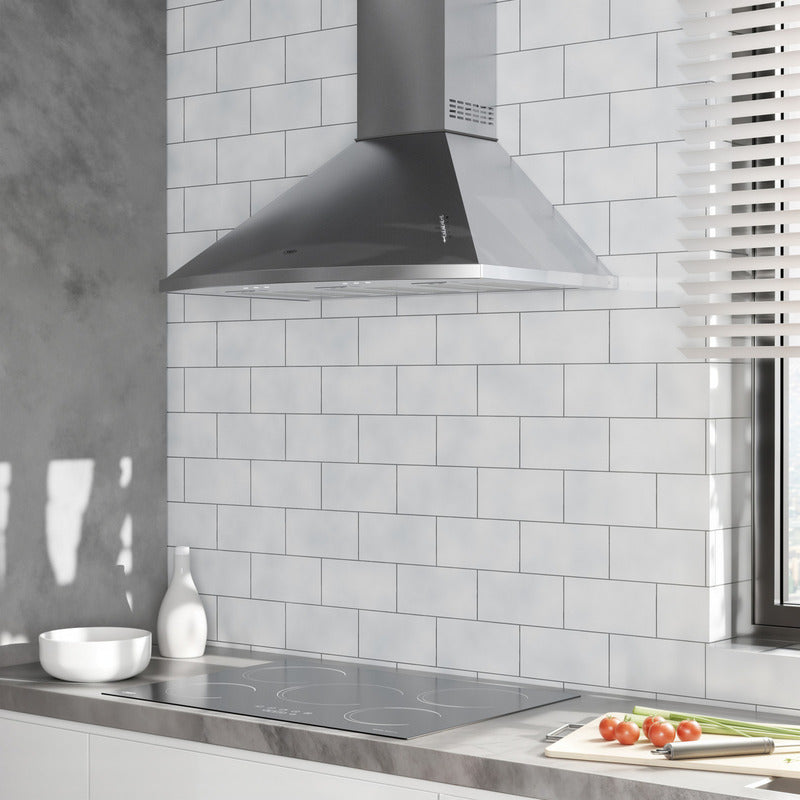 Extractor Purificador De Cocina Tst Lanin Ac. Inox. De Pared 60cm X 29.5cm X 51cm Acero Inoxidable