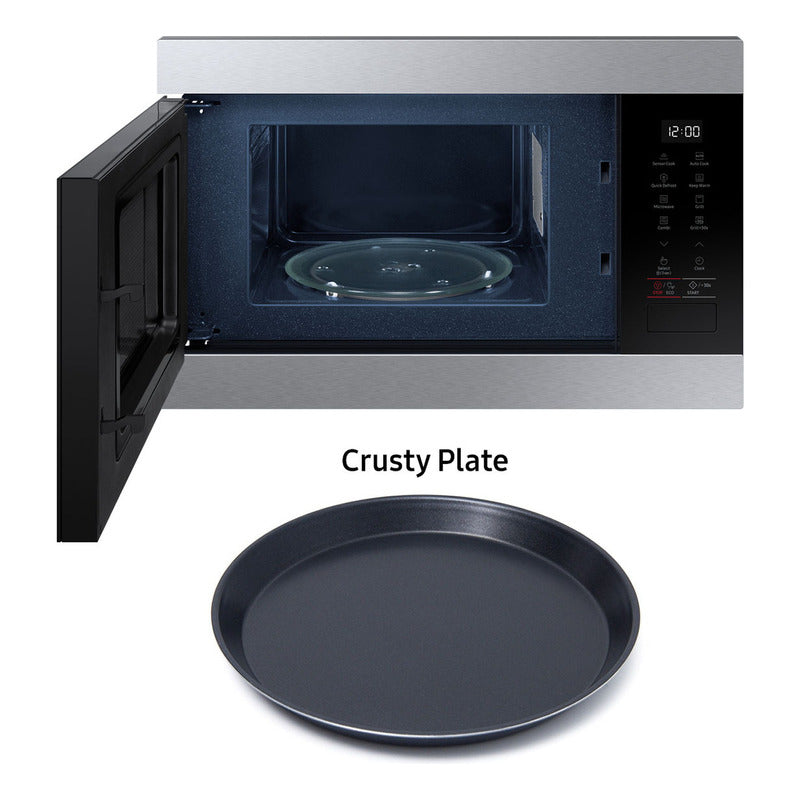 Microondas Empotrable Con Grill Samsung 22l 2350w Plateado