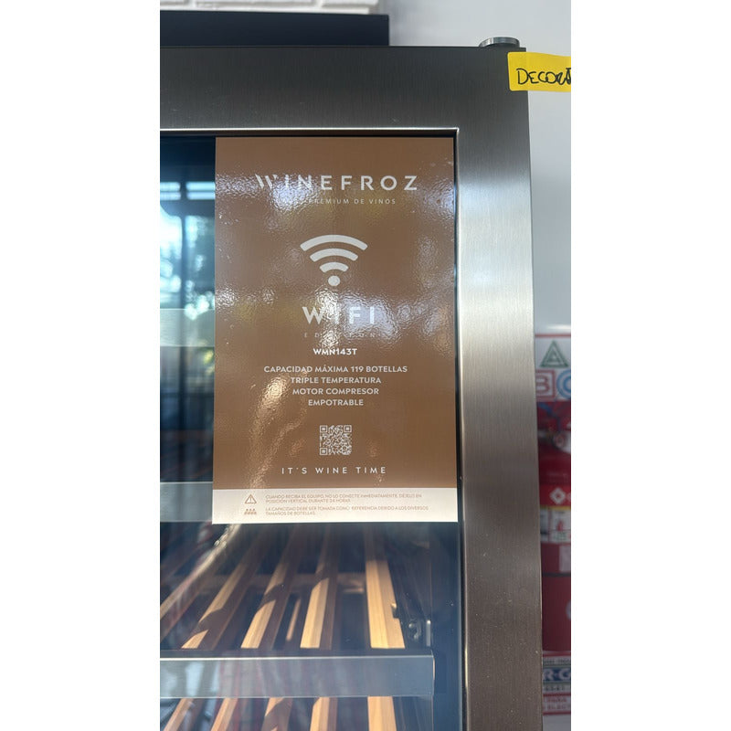 Cava Winefroz Wifi Luxury Edition Reacondicionada 119 Botell