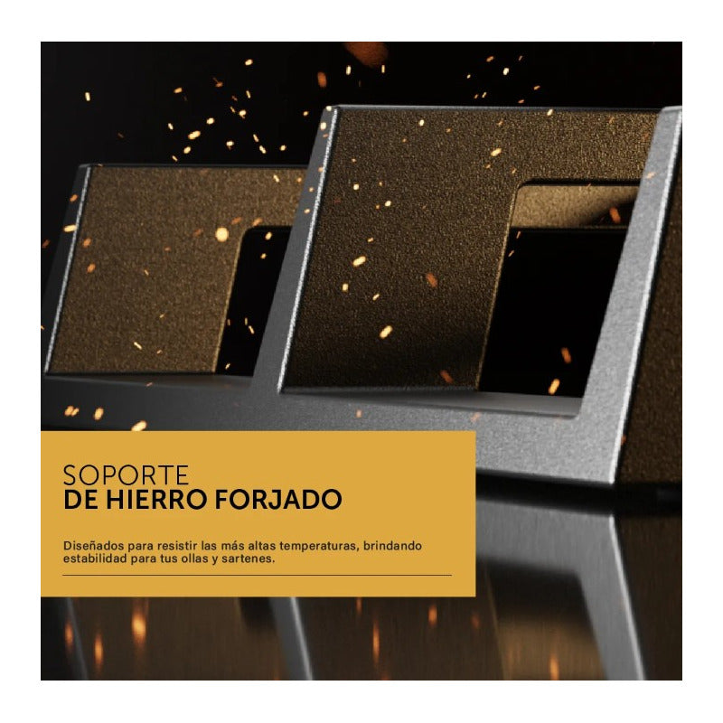 Combo Vondom Horno Electrico Air Fry Y Anafe A Gas 60cm Gris