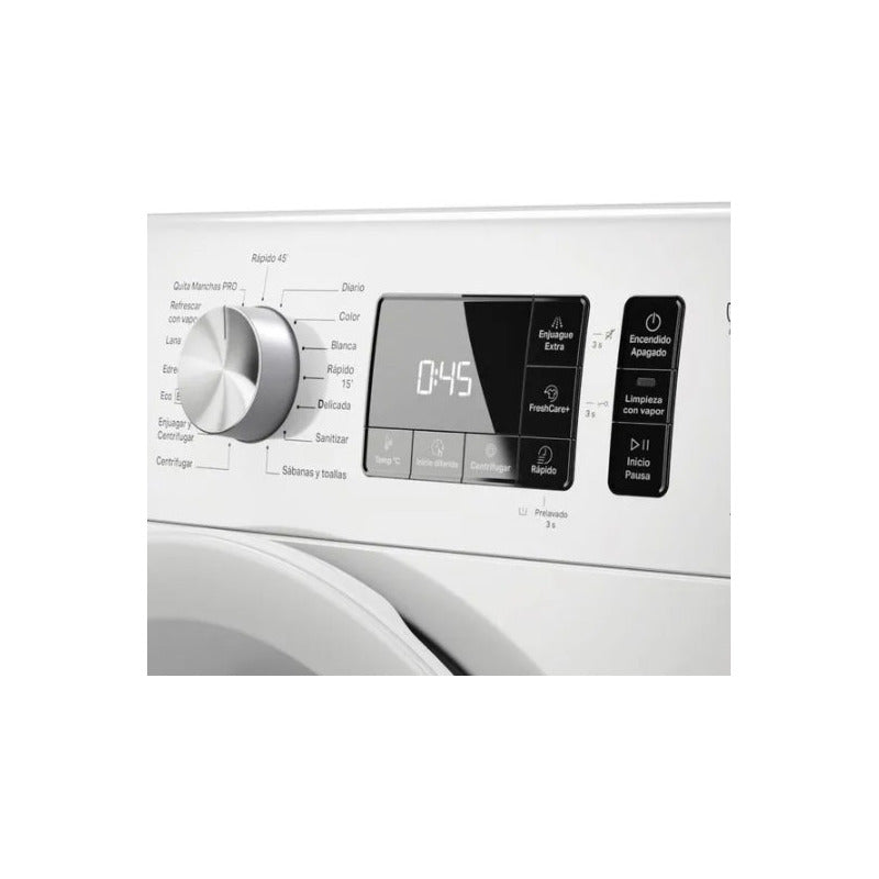 Lavarropas Whirlpool C/frontal 7kg - 1200 Rpm Blanco Wnq70bb