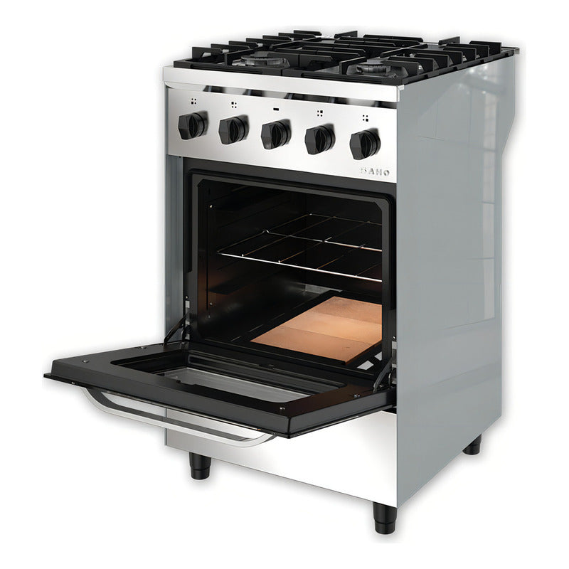 Cocina Indus Saho Kuma 550 4 Hornallas Puerta Visor 18090