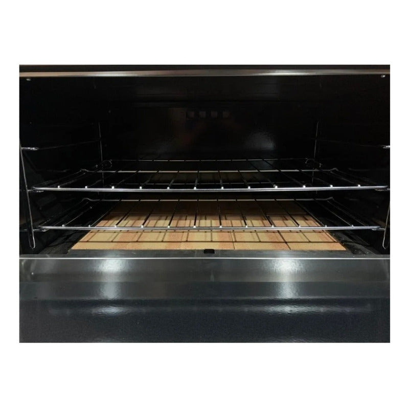 Cocina A Gas Morelli Forza 900 18037p 5 Hornallas Visor Cts Acero Inoxidable